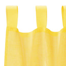 vidaXL 2 db sárga fátyolfüggönyök hurokkal 140x260 cm