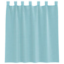 vidaXL 2 db türkizkék fátyolfüggönyök hurokkal 140x140 cm