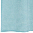 vidaXL 2 db türkizkék fátyolfüggönyök hurokkal 140x140 cm