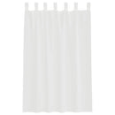 vidaXL 2 db fehér fátyolfüggönyök hurokkal 140x175 cm