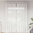 vidaXL 2 db fehér fátyolfüggönyök hurokkal 140x260 cm