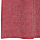 vidaXL 2 db borvörös fátyolfüggönyök hurokkal 140x175 cm