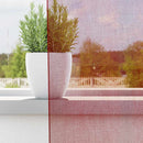 vidaXL 2 db borvörös fátyolfüggönyök hurokkal 140x245 cm