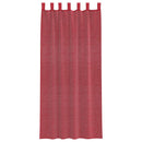 vidaXL 2 db borvörös fátyolfüggönyök hurokkal 140x245 cm
