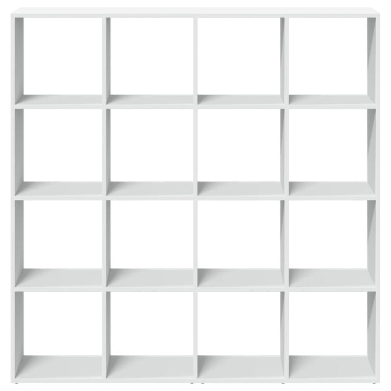 vidaXL fehér szerelt fa könyvszekrény 137,5 x 29 x 137,5 cm