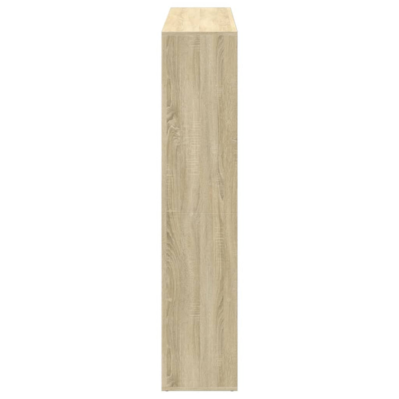vidaXL sonoma tölgyszínű szerelt fa könyvszekrény 137,5 x 29 x 137,5cm