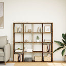 vidaXL antik fa színű szerelt fa könyvszekrény 137,5 x 29 x 137,5 cm