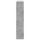 vidaXL betonszürke szerelt fa könyvszekrény 102 x 29 x 143 cm