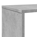vidaXL betonszürke szerelt fa könyvszekrény 102 x 29 x 143 cm