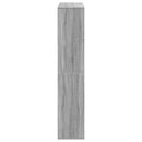 vidaXL szürke sonoma színű szerelt fa könyvszekrény 102 x 29 x 143 cm