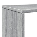 vidaXL szürke sonoma színű szerelt fa könyvszekrény 102 x 29 x 143 cm