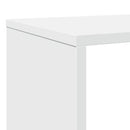 vidaXL fehér szerelt fa könyvszekrény 132 x 29 x 141,5 cm