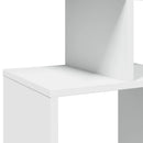 vidaXL fehér szerelt fa könyvszekrény 92 x 29 x 188 cm