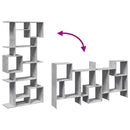 vidaXL betonszürke szerelt fa könyvszekrény 92 x 29 x 188 cm