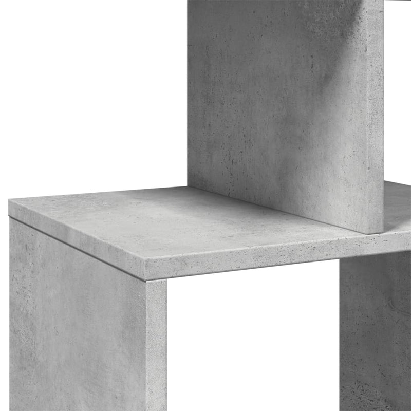 vidaXL betonszürke szerelt fa könyvszekrény 92 x 29 x 188 cm