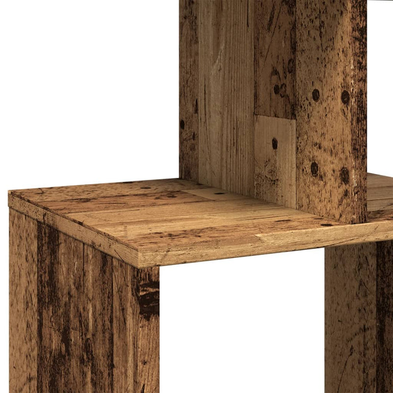 vidaXL füstös tölgy színű szerelt fa könyvszekrény 92 x 29 x 188 cm