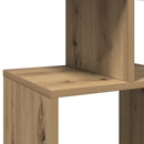 vidaXL kézműves tölgy színű szerelt fa könyvszekrény 92 x 29 x 188 cm