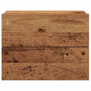 vidaXL 2 db kézműves tölgy falra szerelhető éjjeliszekrény 40x32x30 cm