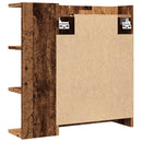 vidaXL antik fa színű szerelt fa tükrös szekrény 62,5 x 20,5 x 64 cm