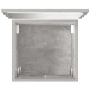 vidaXL 2 részes betonszürke szerelt fa fürdőszobai bútorszett