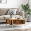 vidaXL antik fa színű szerelt fa dohányzóasztal 60x 60 x 30 cm