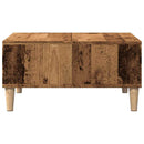 vidaXL antik fa színű szerelt fa dohányzóasztal 60x 60 x 30 cm