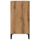 vidaXL kézműves tölgy színű szerelt fa tálalószekrény 57 x 35 x 70 cm