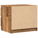 vidaXL antik fa színű szerelt fa éjjeliszekrény 50 x 40 x 43,5 cm