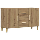 vidaXL kézműves tölgy színű szerelt fa tálalószekrény 100 x 36 x 60 cm