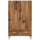 vidaXL Highboard régi fa 70x31x115 cm gépesített fa