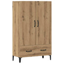 vidaXL Highboard artisan tölgy 70x31x115 cm gépi úton előállított fa