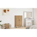 vidaXL Highboard artisan tölgy 70x31x115 cm gépi úton előállított fa