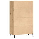 vidaXL Highboard artisan tölgy 70x31x115 cm gépi úton előállított fa