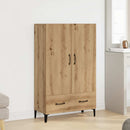vidaXL Highboard artisan tölgy 70x31x115 cm gépi úton előállított fa