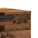 vidaXL antik fa színű falra szerelhető éjjeliszekrény 34 x 30 x 20 cm