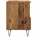 vidaXL antik fa színű szerelt fa éjjeliszekrény 40 x 35 x 50 cm