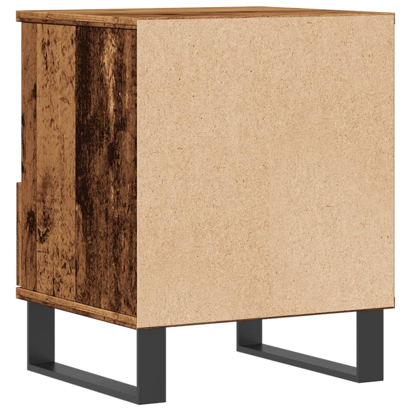 vidaXL antik fa színű szerelt fa éjjeliszekrény 40 x 35 x 50 cm