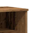 vidaXL 2 db antik fa színű szerelt fa éjjeliszekrény 40 x 35 x 50 cm