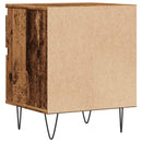 vidaXL 2 db antik fa színű szerelt fa éjjeliszekrény 40 x 35 x 50 cm