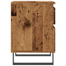 vidaXL 2 db antik fa színű szerelt fa éjjeliszekrény 40 x 35 x 50 cm