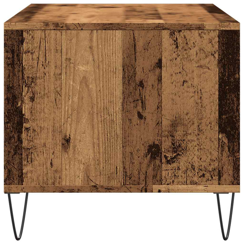 vidaXL antik fa színű szerelt fa dohányzóasztal 90 x 49 x 45 cm