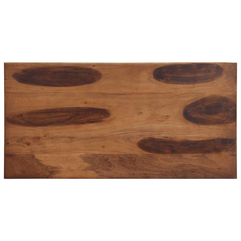 vidaXL étkezőasztal 120x60x77 cm tömörfa akácfa