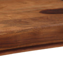 vidaXL étkezőasztal 120x60x77 cm tömörfa akácfa