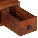 vidaXL fali tükör fiókokkal 60x33x90 cm tömör fa akácfa