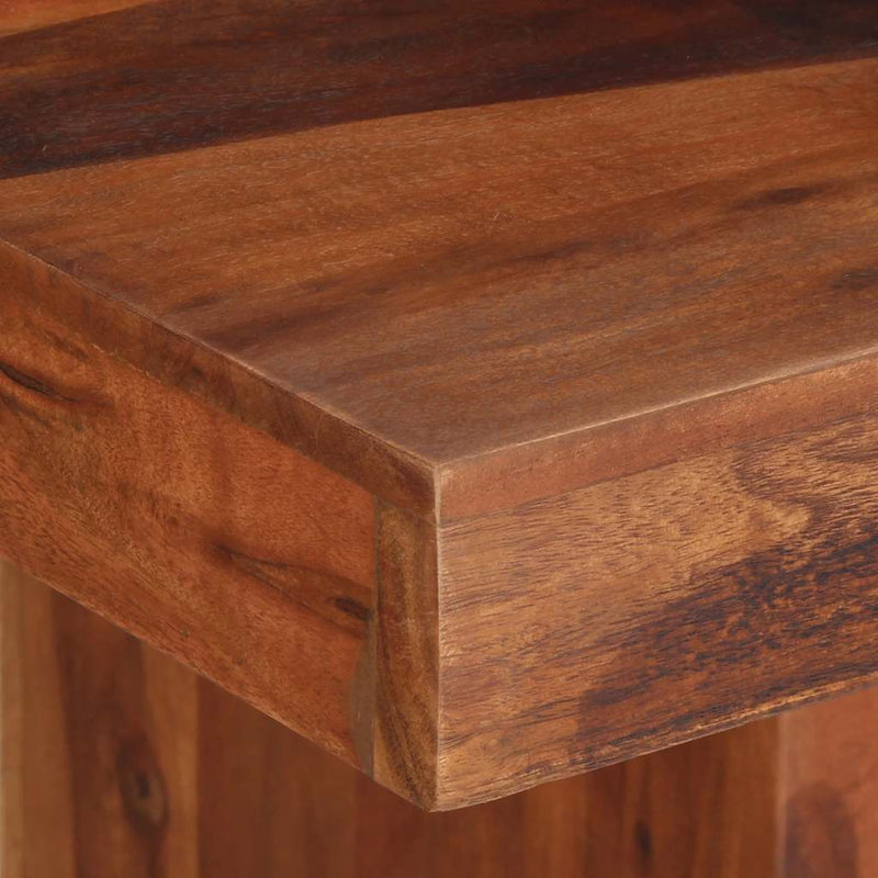 vidaXL étkezőasztal 120x120x77 cm tömörfa akácfa