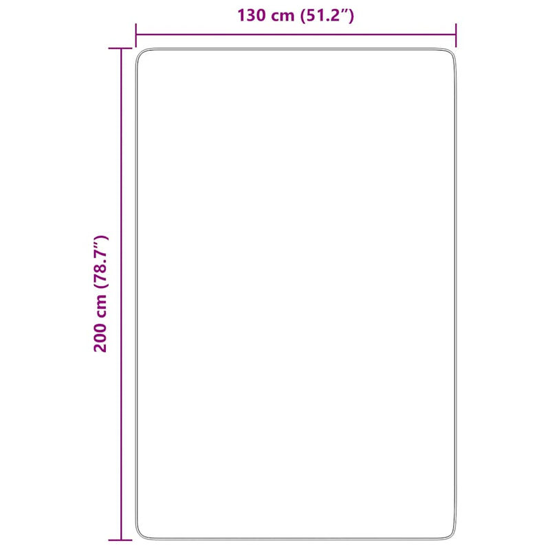 vidaXL bézs poliészter hosszú szálú NAVARRA bozontos szőnyeg 130x200cm