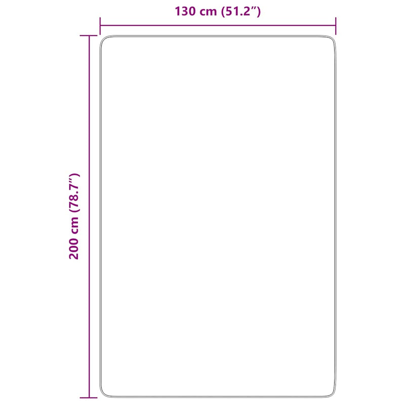 vidaXL sötétszürke hosszú szálú NAVARRA bozontos szőnyeg 130x200 cm