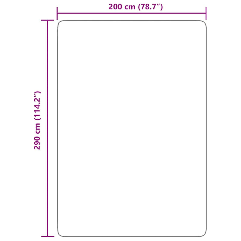 vidaXL bézs poliészter hosszú szálú NAVARRA bozontos szőnyeg 200x290cm