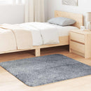 vidaXL világosszürke hosszú szálú NAVARRA bozontos szőnyeg 120x120 cm