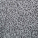 vidaXL ezüstszürke hosszú szálú NAVARRA bozontos szőnyeg 120x120 cm